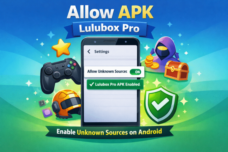 Allow APK Lulubox Pro on Android to enable unknown sources safely