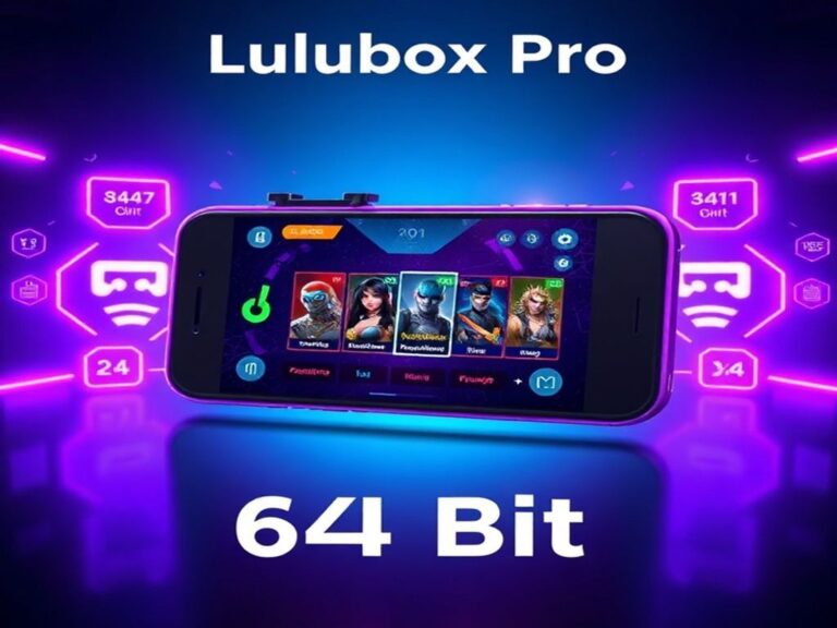 Lulubox Pro 64 Bit APK featured image showing gaming plugin on Android
